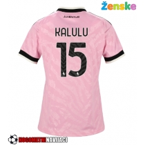 Ženske Nogometnih dresov Juventus Pierre Kalulu #15 Gostujoči 2026-27 Kratki rokavi